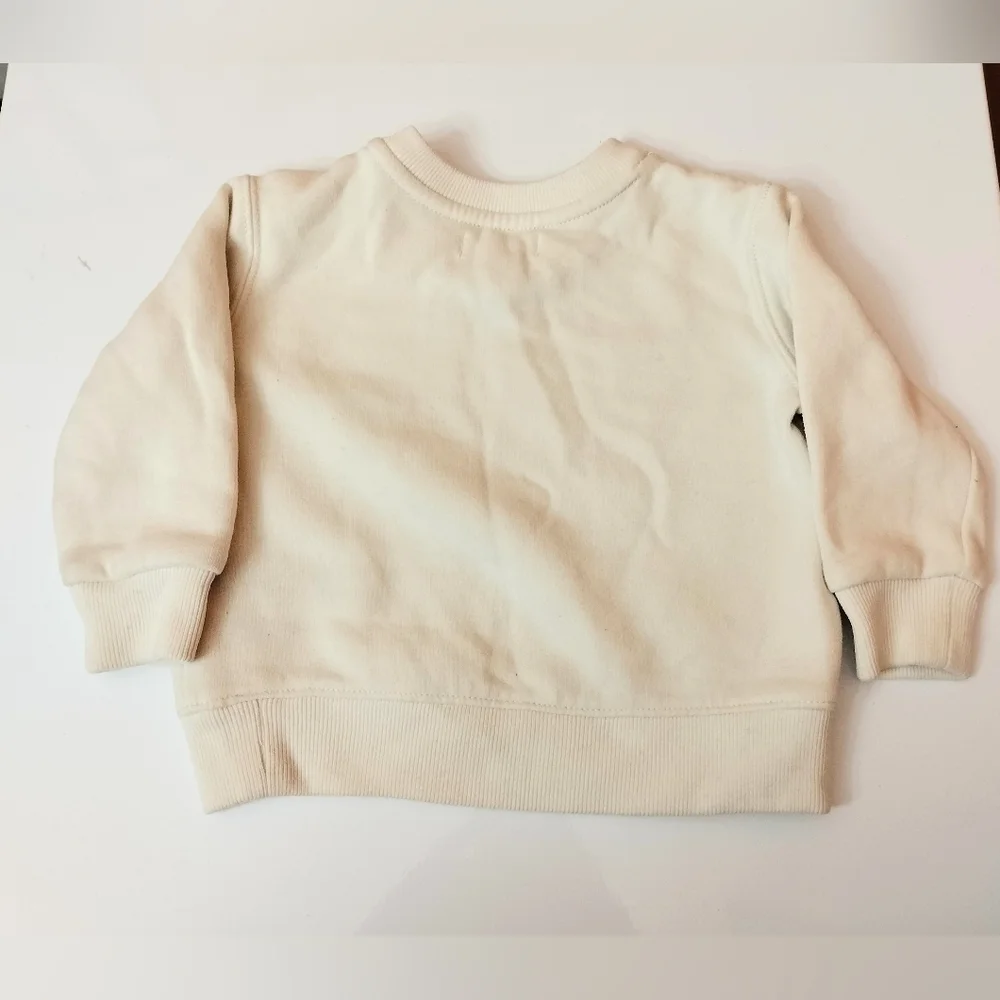 Ralph Lauren 9 Months Cream Sweatshirt with Teddy Bear Design🧸🧸🧸🧸
